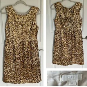 J. Crew collection Metallic Animal Print Sheath Dress - 29506